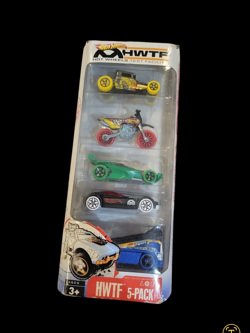 HWTF 5-Pack Kids Toy Cars - Multicolor